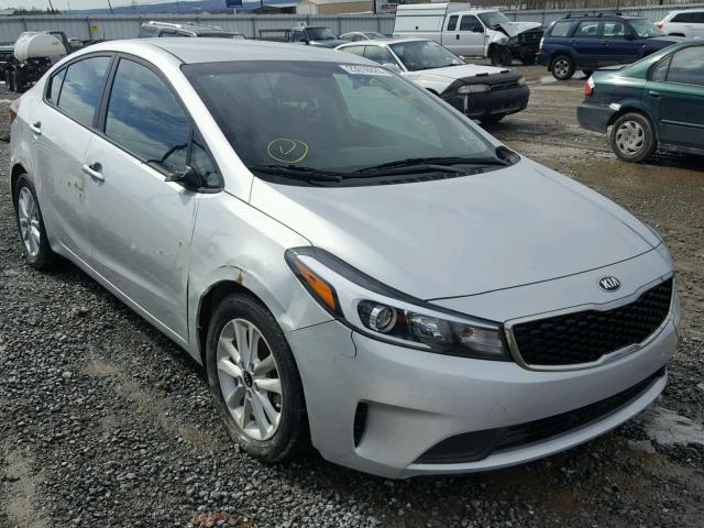 3KPFL4A71HE023567 - 2017 KIA FORTE LX SILVER photo 1