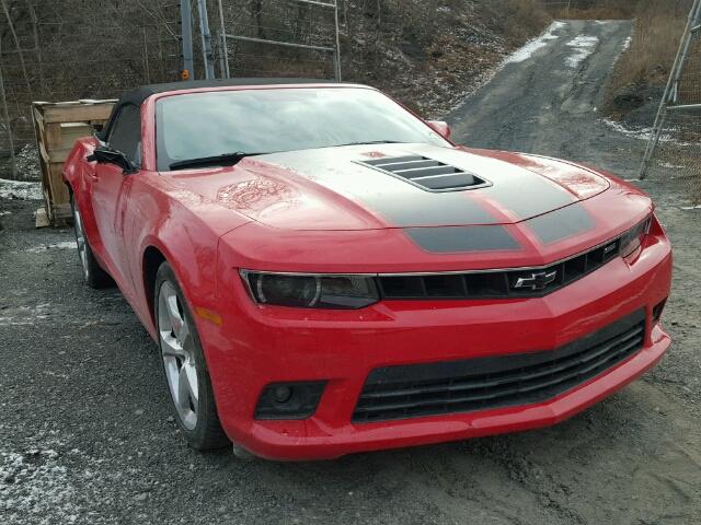 2G1FK3DJXE9287152 - 2014 CHEVROLET CAMARO 2SS RED photo 1