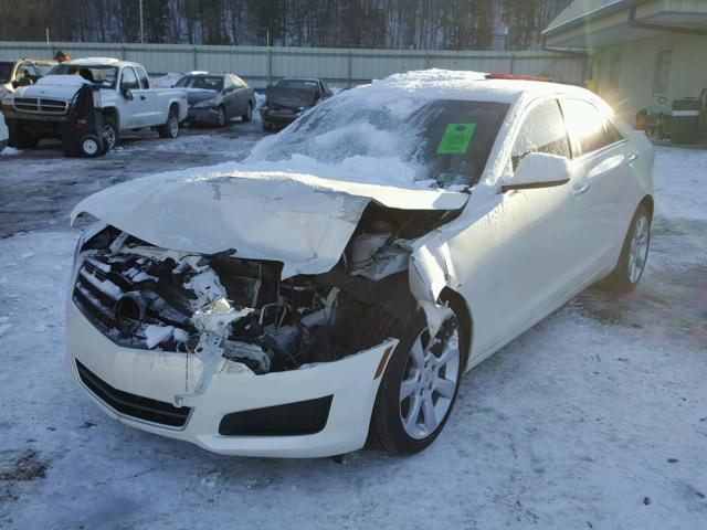 1G6AG5RX1E0160038 - 2014 CADILLAC ATS WHITE photo 2