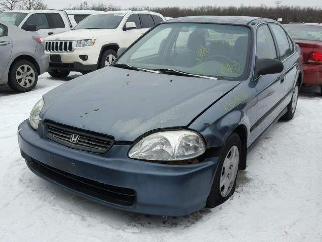 2HGEJ6671VH516477 - 1997 HONDA CIVIC LX BLUE photo 2