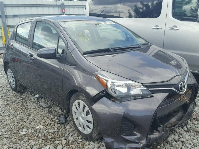 VNKKTUD33HA072710 - 2017 TOYOTA YARIS L GRAY photo 1