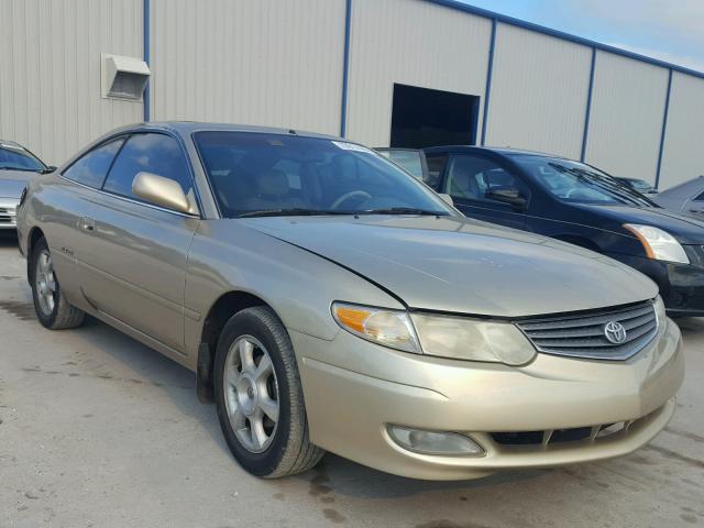 2T1CF22PX3C608054 - 2003 TOYOTA CAMRY SOLA GOLD photo 1