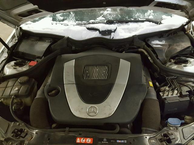 WDBRF52H17E027502 - 2007 MERCEDES-BENZ C 230 SILVER photo 7