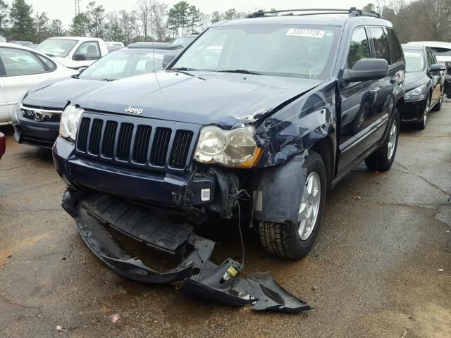 1J8GS48K18C216674 - 2008 JEEP GRAND CHER BLUE photo 2