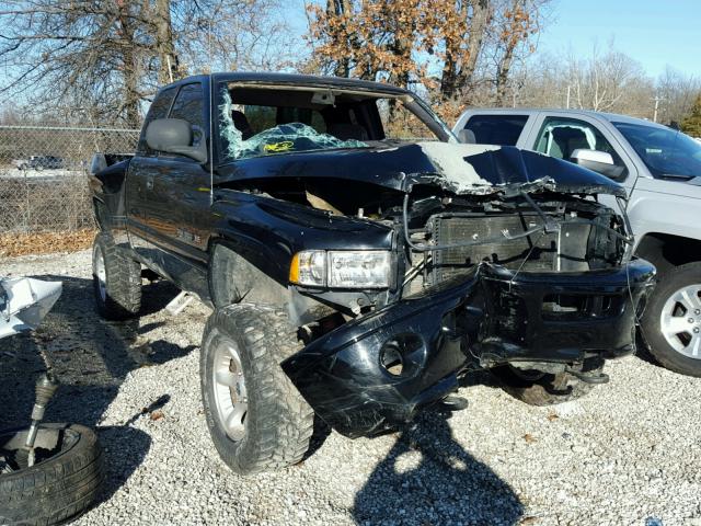 3B7HF13ZX1G762055 - 2001 DODGE RAM 1500 BLACK photo 1