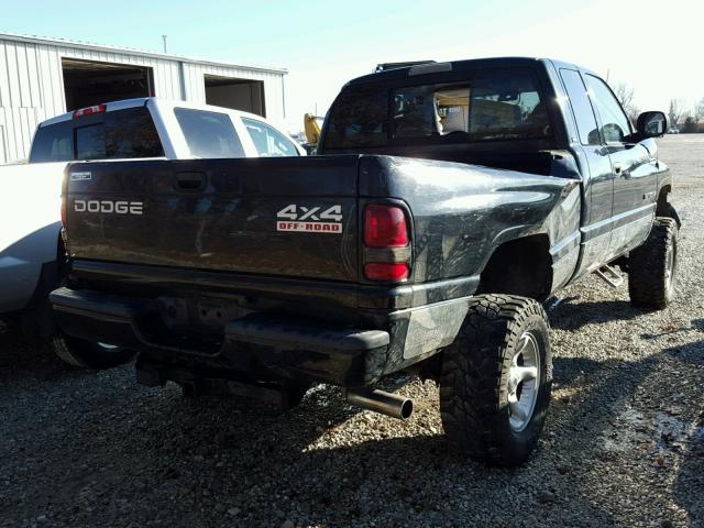 3B7HF13ZX1G762055 - 2001 DODGE RAM 1500 BLACK photo 4