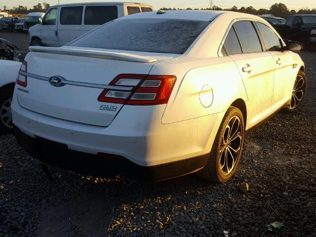 1FAHP2KT2EG127368 - 2014 FORD TAURUS SHO WHITE photo 4