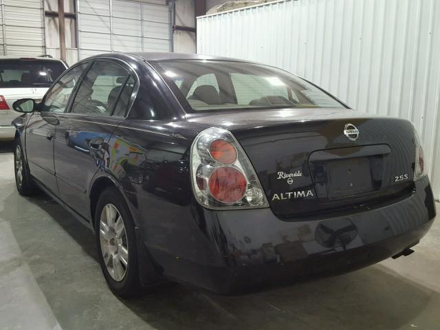 1N4AL11D96C176013 - 2006 NISSAN ALTIMA S BLACK photo 3