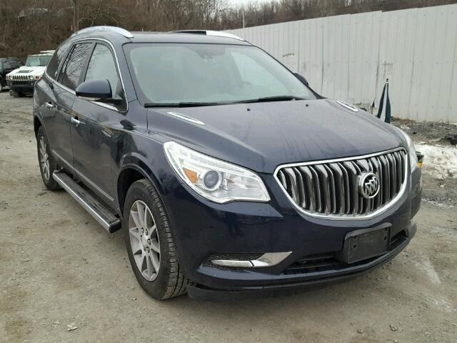 5GAKVBKDXFJ118793 - 2015 BUICK ENCLAVE BLUE photo 1