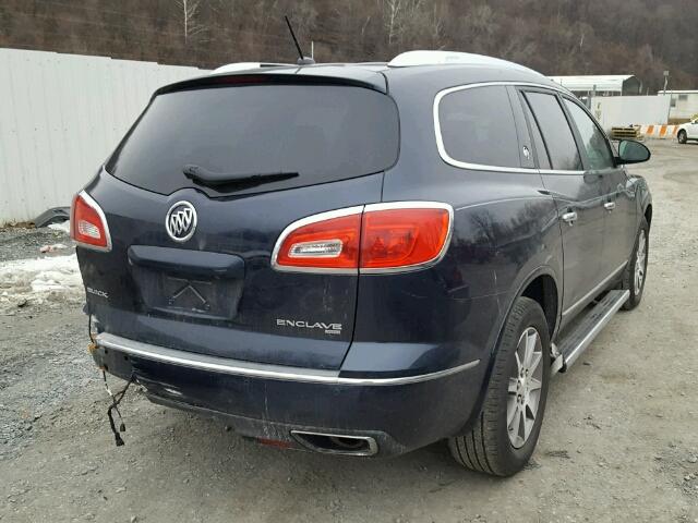 5GAKVBKDXFJ118793 - 2015 BUICK ENCLAVE BLUE photo 4