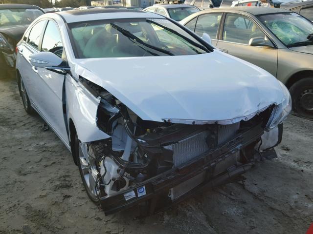 5NPEC4AC8DH722452 - 2013 HYUNDAI SONATA SE WHITE photo 1