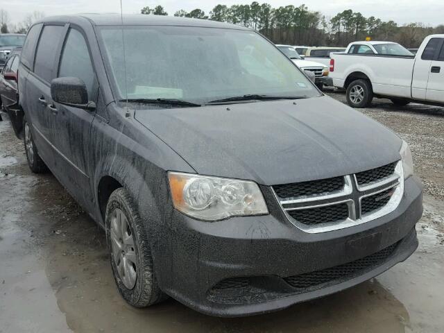 2C4RDGBG5HR666013 - 2017 DODGE GRAND CARA GRAY photo 1