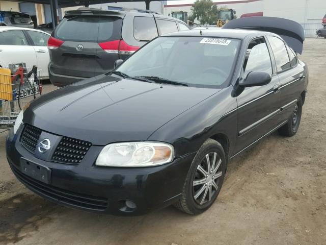 3N1CB51D75L578440 - 2005 NISSAN SENTRA 1.8 BLACK photo 2