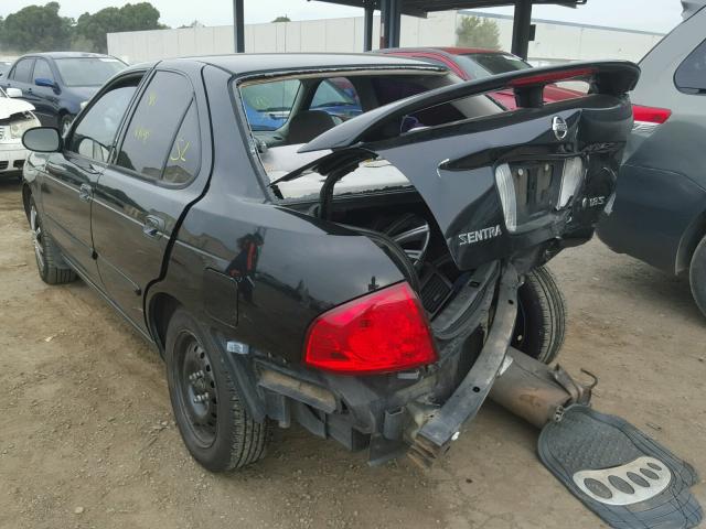 3N1CB51D75L578440 - 2005 NISSAN SENTRA 1.8 BLACK photo 3