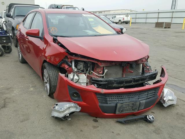 5YFBURHE9EP110771 - 2014 TOYOTA COROLLA L RED photo 1