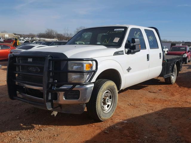 1FT7W2BT1EEB42478 - 2014 FORD F250 SUPER WHITE photo 2