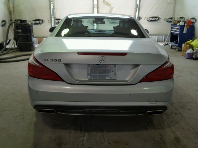 WDDJK7DA3DF006586 - 2013 MERCEDES-BENZ SL 550 SILVER photo 6