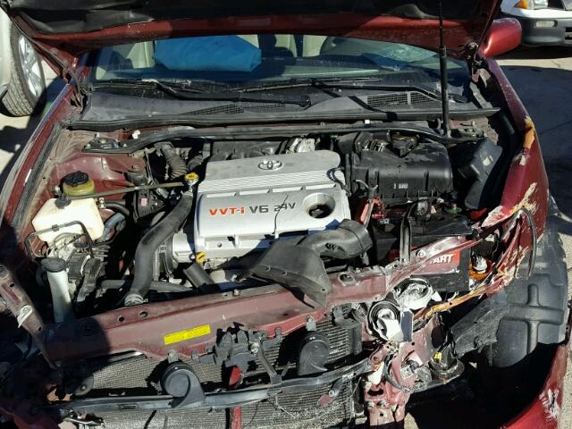 4T1BF32K13U057050 - 2003 TOYOTA CAMRY LE RED photo 7