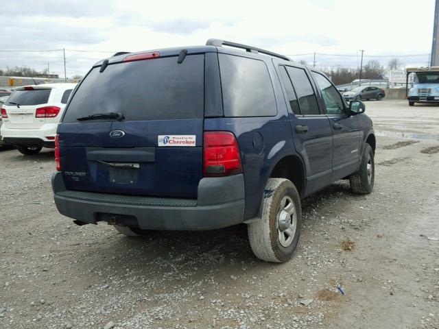 1FMZU62K24UB29283 - 2004 FORD EXPLORER X BLUE photo 4