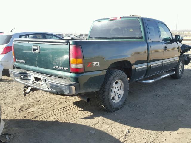 1GCEK19T02E122818 - 2002 CHEVROLET SILVERADO GREEN photo 4