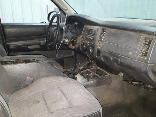 1B4HR38N22F107123 - 2002 DODGE DURANGO SP BLUE photo 5