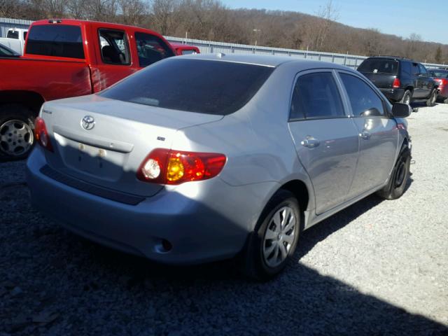 1NXBU4EEXAZ217344 - 2010 TOYOTA COROLLA BA SILVER photo 4