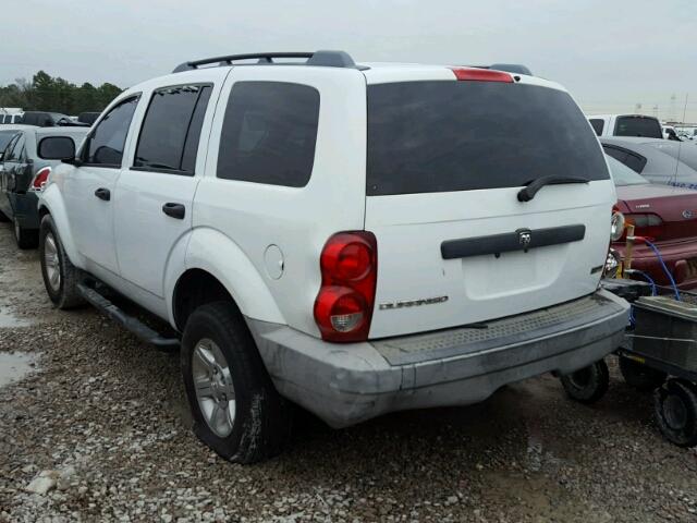 1D8HD38N78F104567 - 2008 DODGE DURANGO SX WHITE photo 3