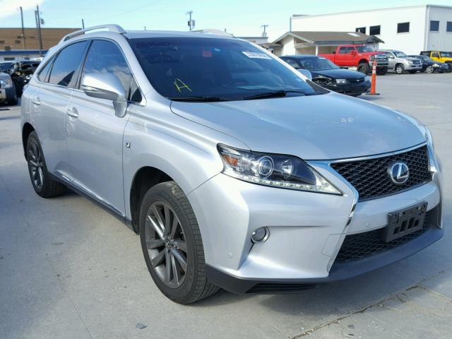 2T2BK1BA2DC212887 - 2013 LEXUS RX 350 SILVER photo 1