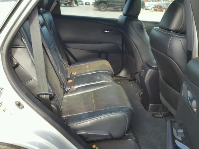 2T2BK1BA2DC212887 - 2013 LEXUS RX 350 SILVER photo 6