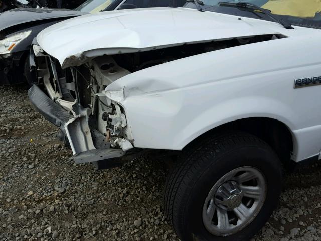 1FTYR10D48PA14388 - 2008 FORD RANGER WHITE photo 9