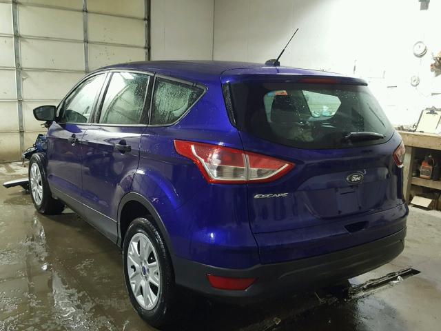 1FMCU0F77FUC87999 - 2015 FORD ESCAPE S BLUE photo 3