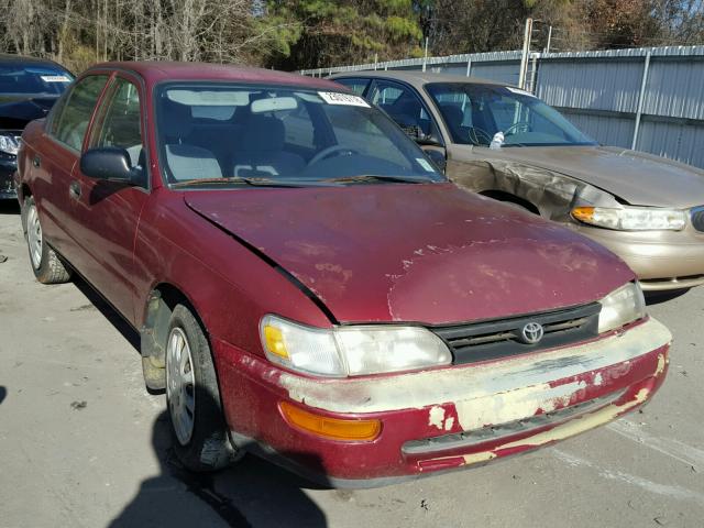 2T1AE04B7SC093805 - 1995 TOYOTA COROLLA BURGUNDY photo 1