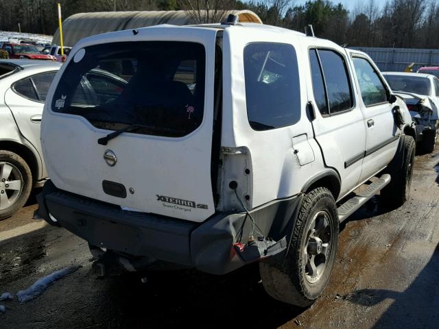 5N1MD28T62C514013 - 2002 NISSAN XTERRA SE WHITE photo 4