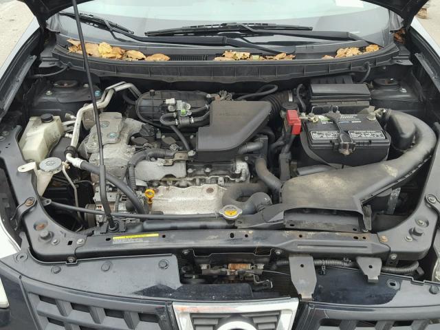 JN8AS58V29W448413 - 2009 NISSAN ROGUE S BLACK photo 7