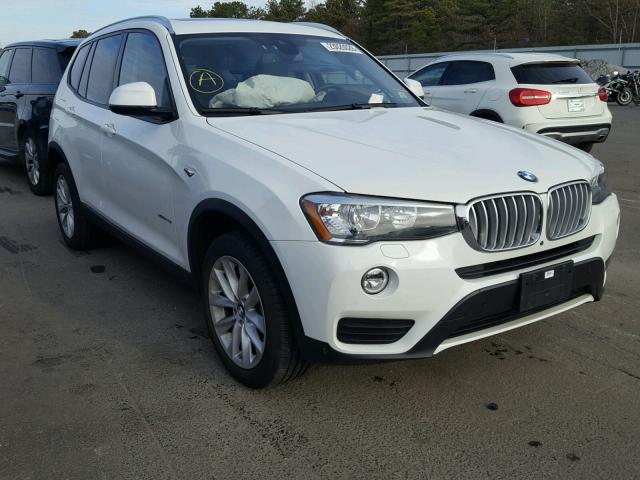 5UXWX9C39H0T19052 - 2017 BMW X3 XDRIVE2 თეთრი ფოტო 1