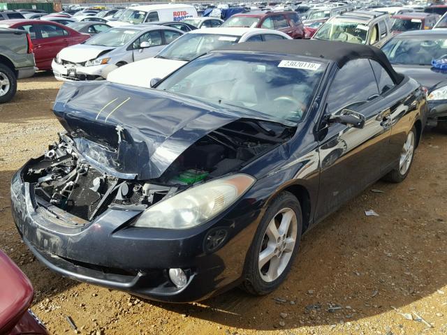 4T1FA38P66U106086 - 2006 TOYOTA CAMRY SOLA BLACK photo 2