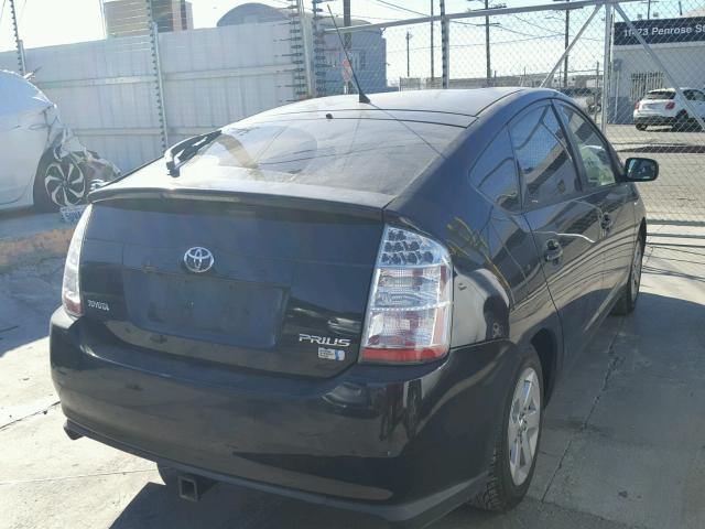 JTDKB20U863174049 - 2006 TOYOTA PRIUS BLACK photo 4