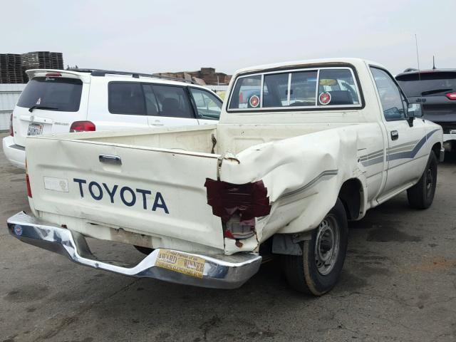 JT4RN81P7L5080777 - 1990 TOYOTA PICKUP 1/2 WHITE photo 4