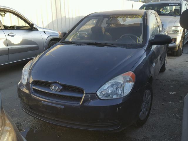 KMHCM36CX9U118577 - 2009 HYUNDAI ACCENT GS SILVER photo 2