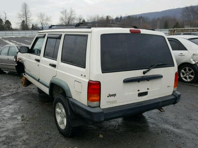 1J4FJ68S1WL269111 - 1998 JEEP CHEROKEE S WHITE photo 3