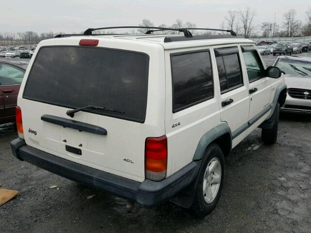 1J4FJ68S1WL269111 - 1998 JEEP CHEROKEE S WHITE photo 4