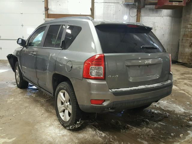 1J4NF1FB2BD279461 - 2011 JEEP COMPASS SP GRAY photo 3