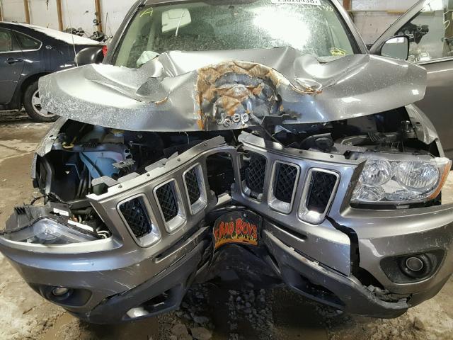 1J4NF1FB2BD279461 - 2011 JEEP COMPASS SP GRAY photo 7