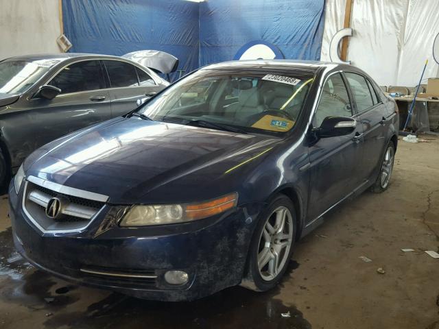 19UUA66298A034441 - 2008 ACURA TL BLUE photo 2