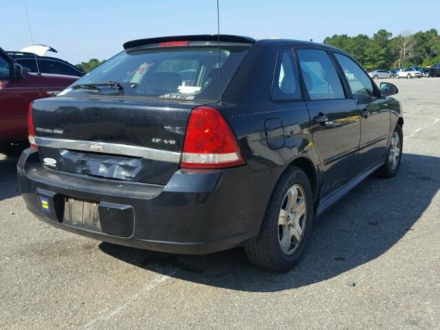 1G1ZU64885F337916 - 2005 CHEVROLET MALIBU MAX 黑色 照片 4