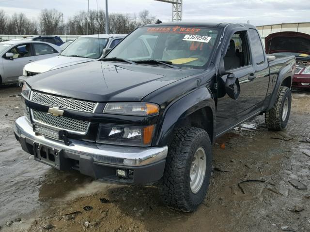 1GCDT196248171989 - 2004 CHEVROLET COLORADO BLACK photo 2