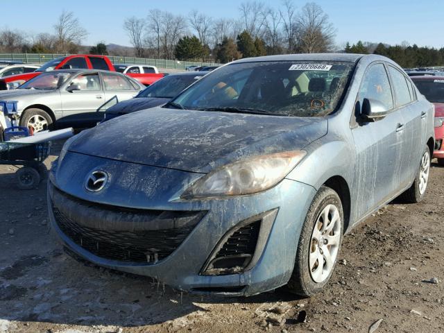 JM1BL1UF0B1426983 - 2011 MAZDA 3 I BLUE photo 2