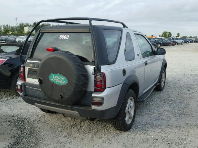 SALNY12214A291832 - 2004 LAND ROVER FREELANDER SILVER photo 4