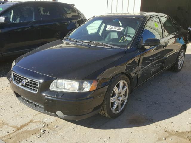 YV1RS592852451766 - 2005 VOLVO S60 2.5T BLACK photo 2