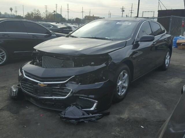 1G1ZB5ST9HF271954 - 2017 CHEVROLET MALIBU LS შავი ფოტო 2